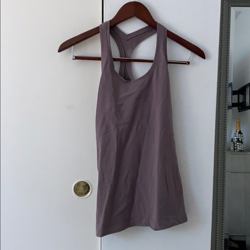 Purple workout tank